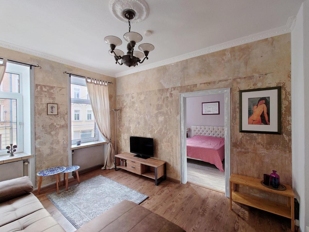 Appartement Flat In Neo Country Style Aus Gruenderzeit Bis 6 Person à Leipzig Extérieur photo
